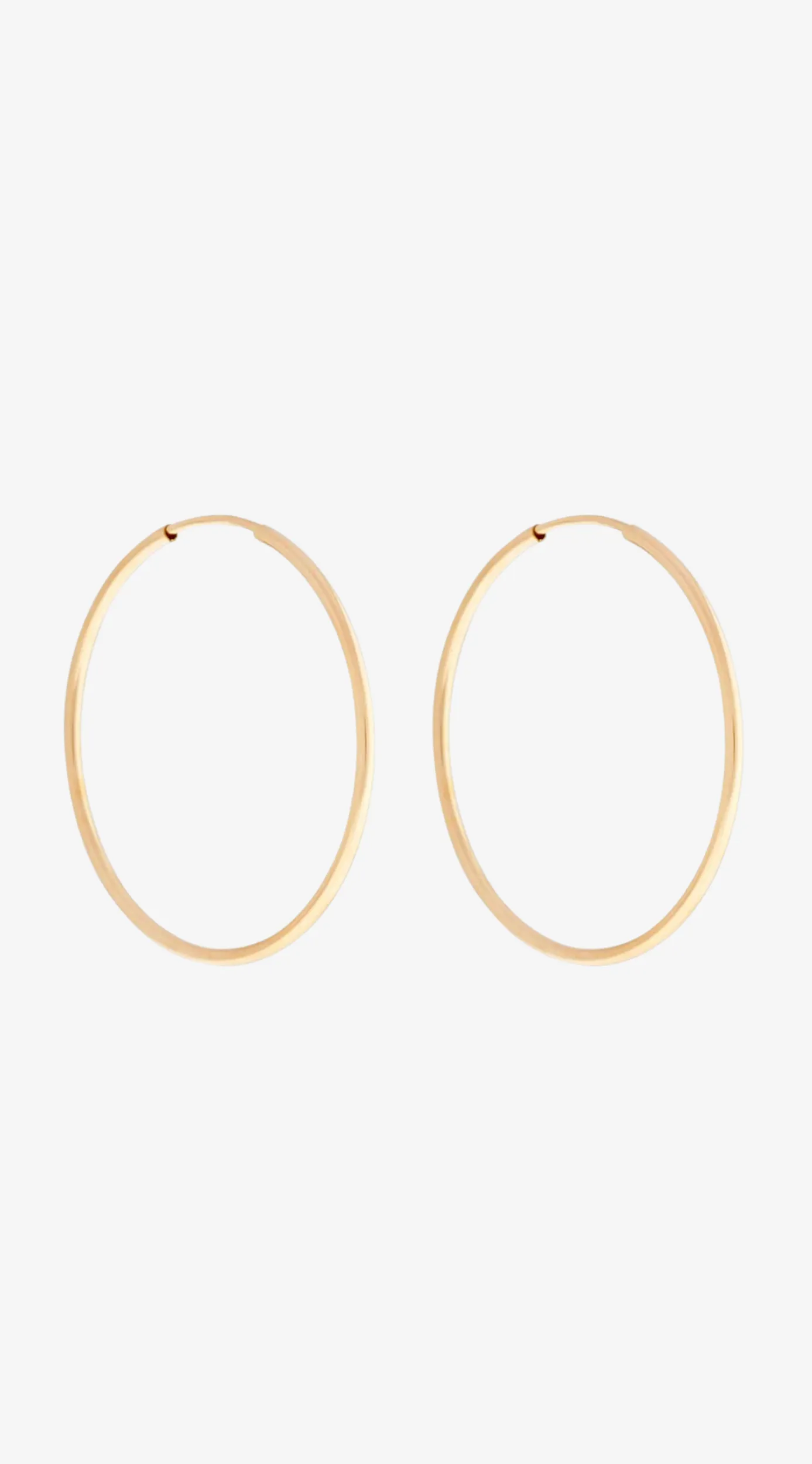 14K Gold Filled Infinity Hoop Earrings