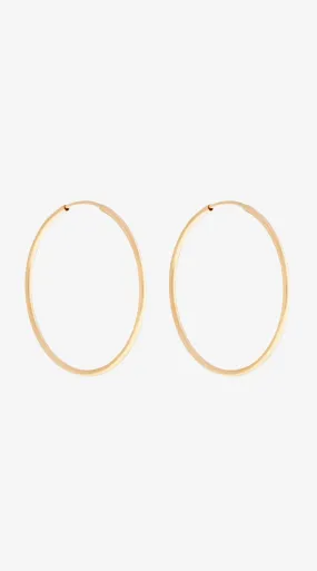 14K Gold Filled Infinity Hoop Earrings