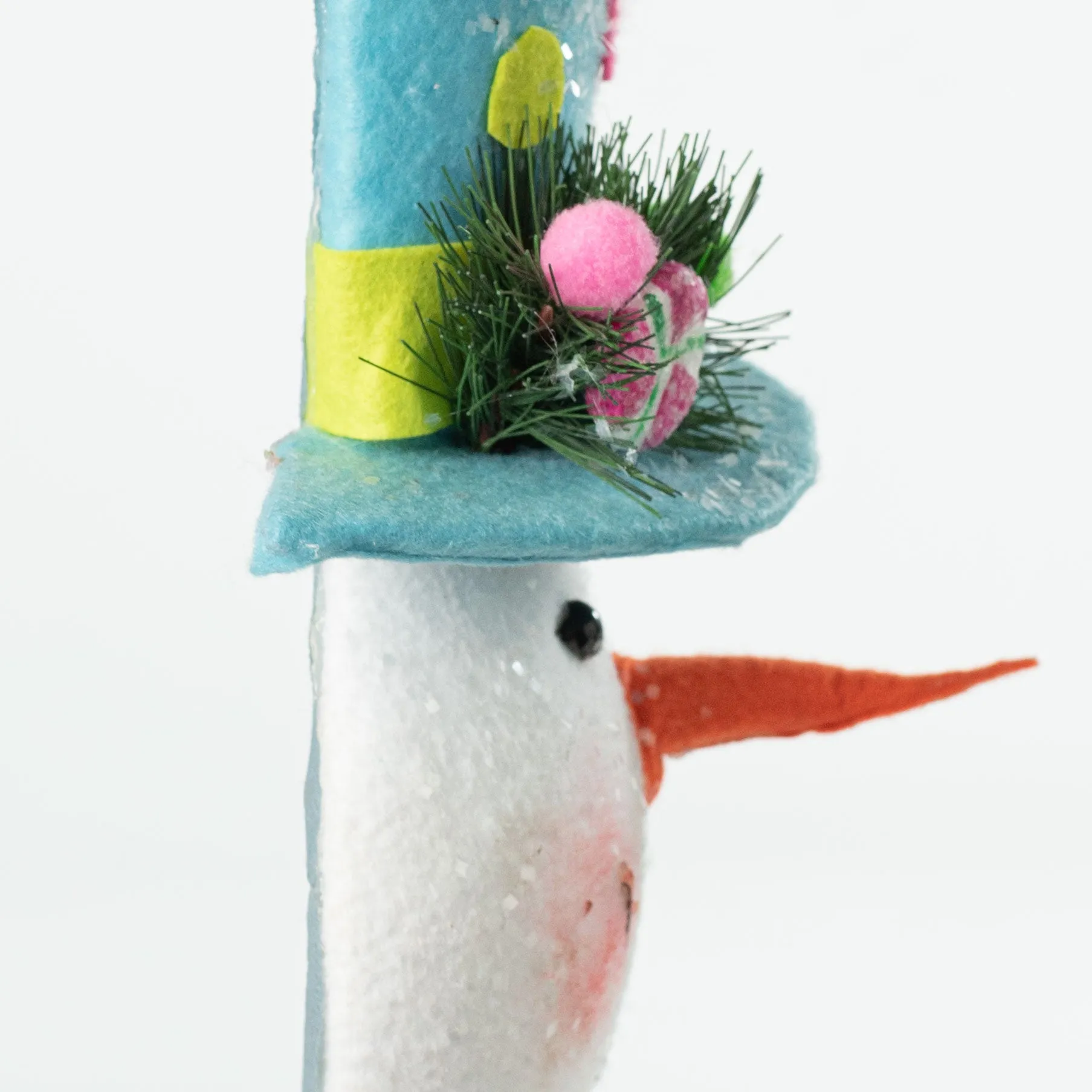 18" Candy Top Hat Snowman Ornament