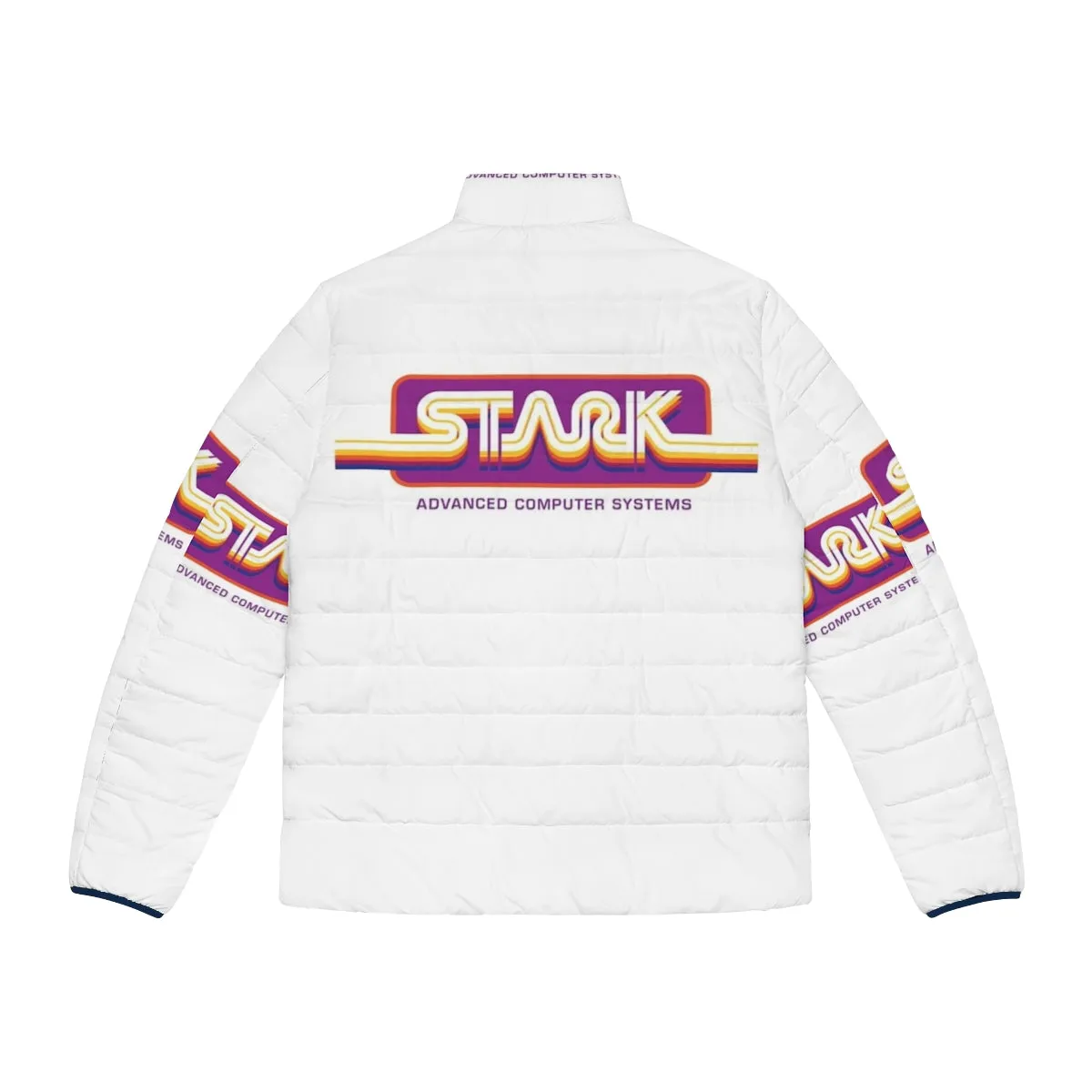 1980s Stark Technologies Computer Graphics Puffer Jacket