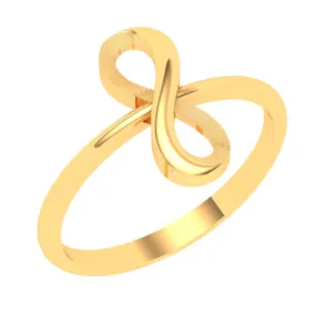 22KT Infinity Design Gold Ring From Goldlites Collection