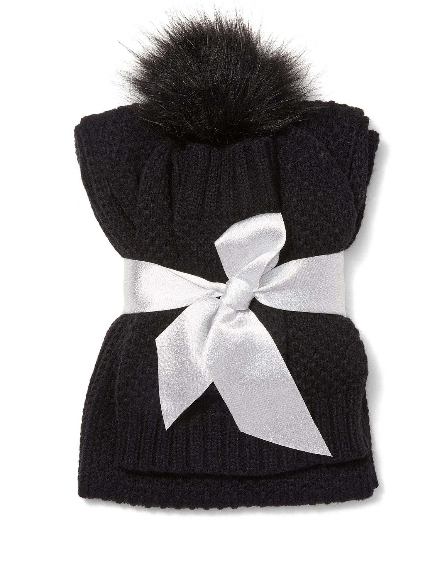 3-Piece Jersey-Knit Scarf, Hat & Gloves Set