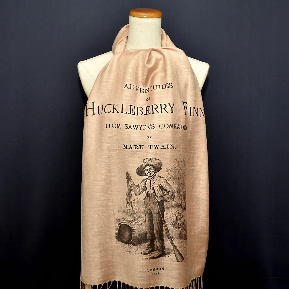 Adventures of Huckleberry Finn by Mark Twain  Shawl Scarf Wrap