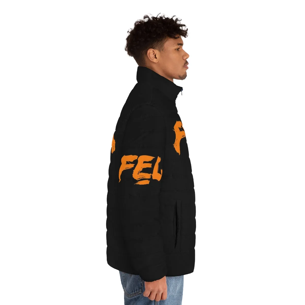 Afrobeat Inspired African Puffer Jacket | Stylish Music-Themed Outerwear