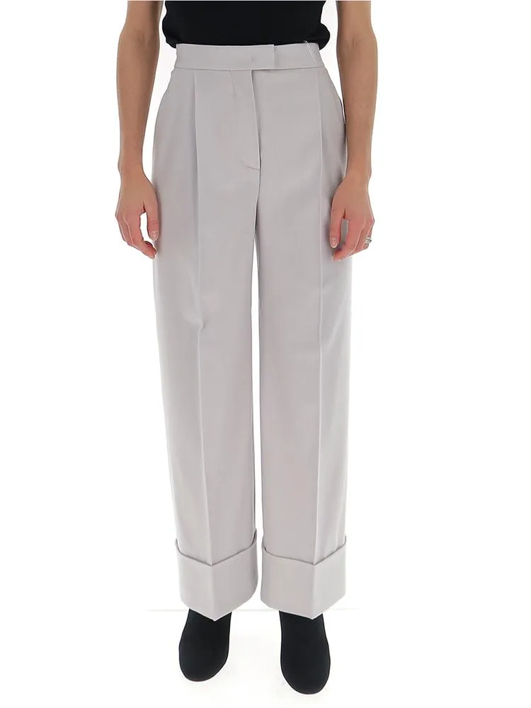 Alberta Ferretti High Waist Wide Leg Pants