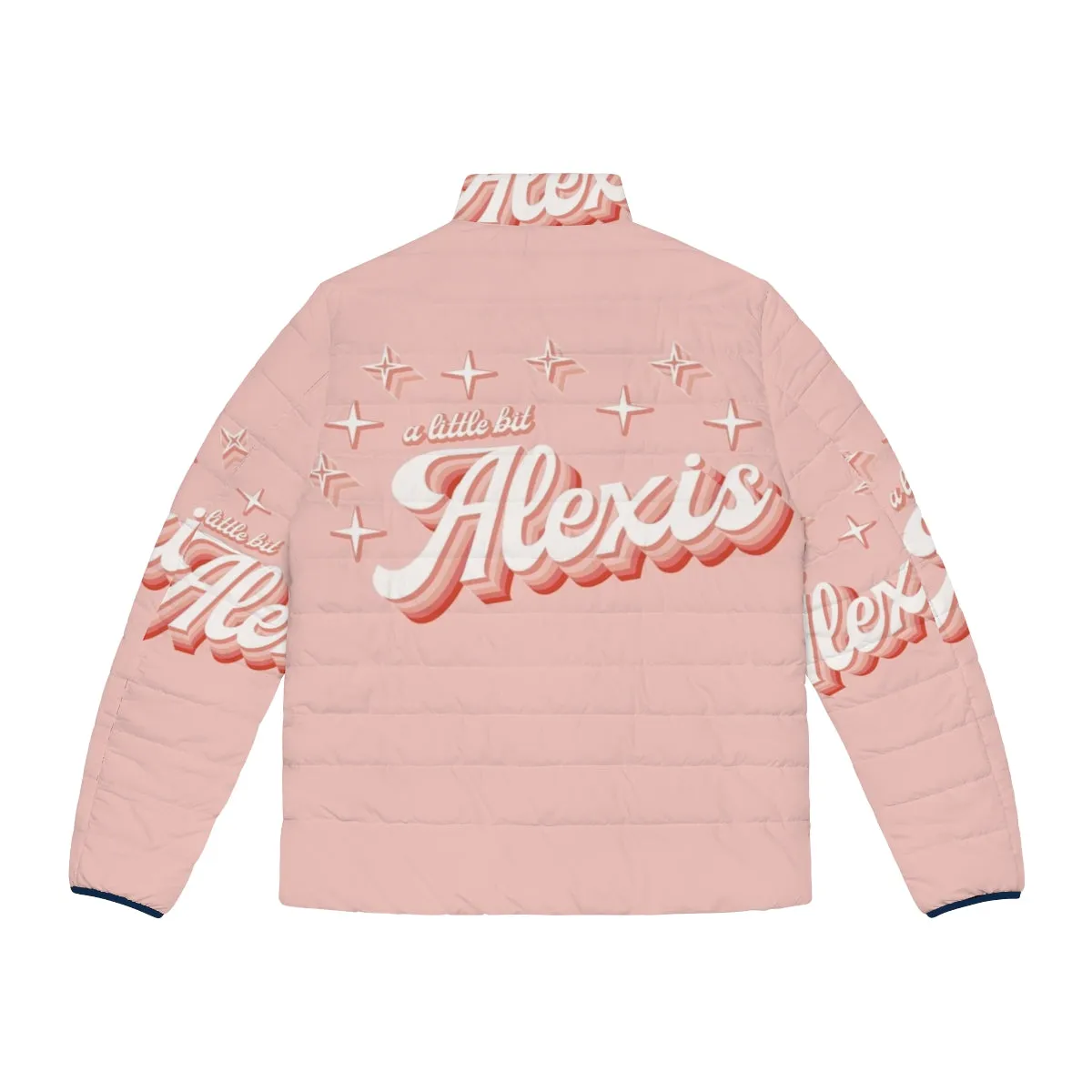 Alexis Rose Inspired Puffer Jacket - A Little Bit Alexis Hollywood Star Design