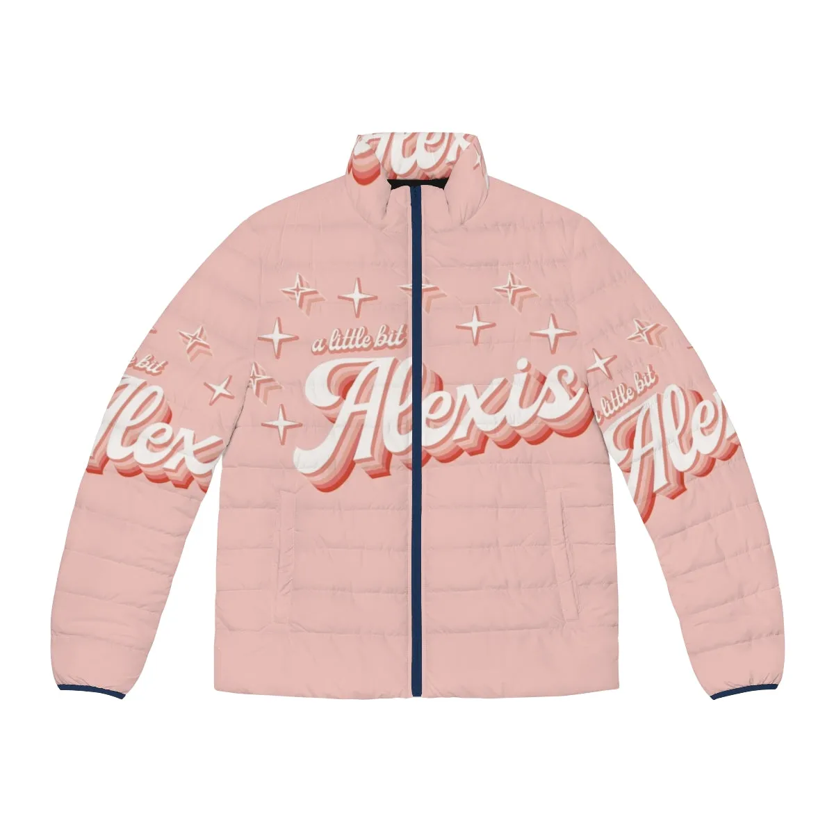 Alexis Rose Inspired Puffer Jacket - A Little Bit Alexis Hollywood Star Design