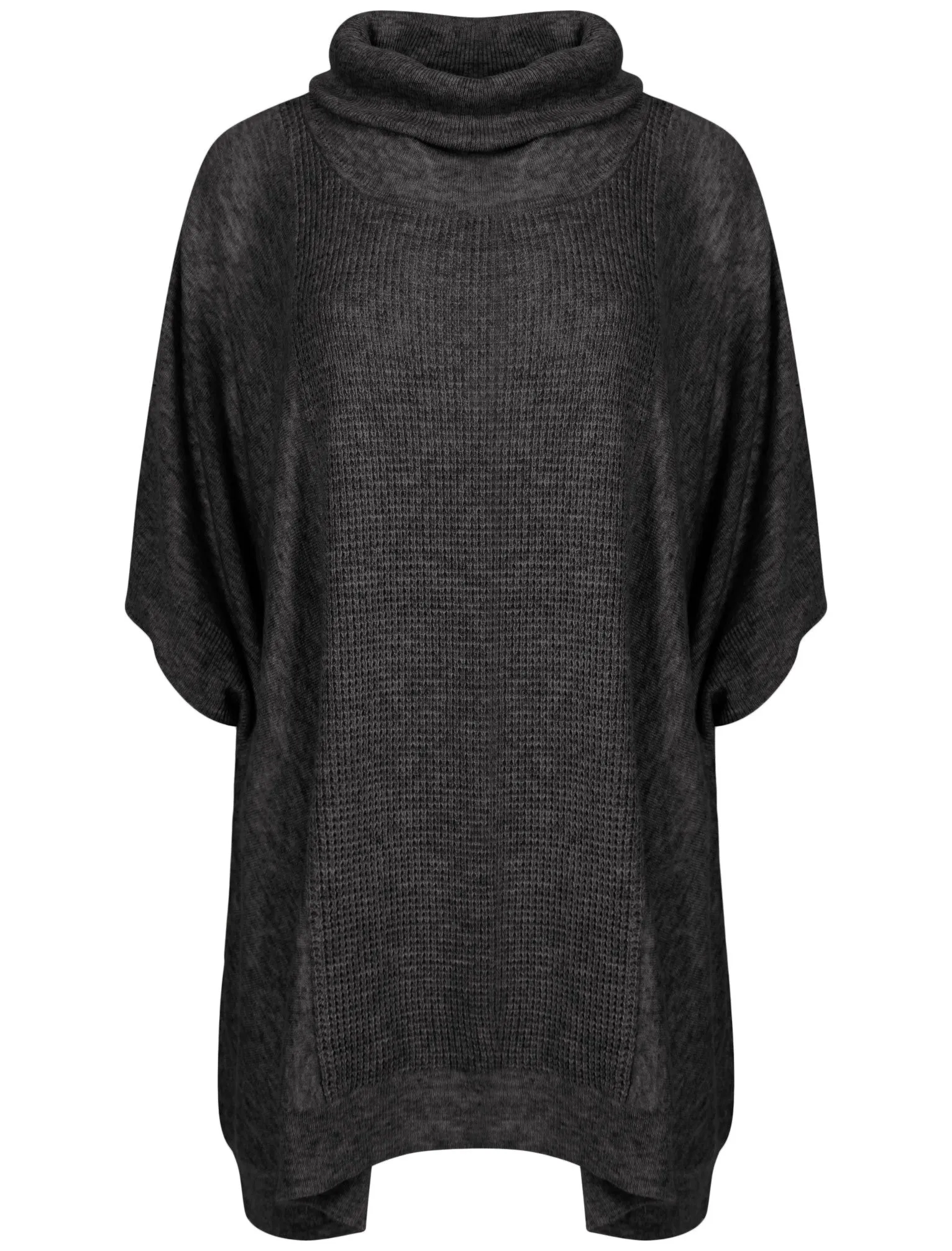 Amara Reya Camilla dark grey poncho