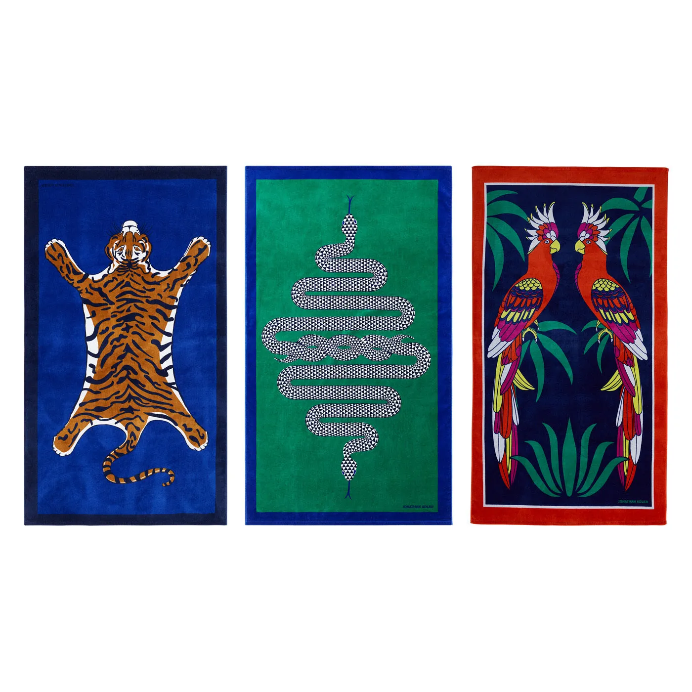 Animal Beach Towel Trio