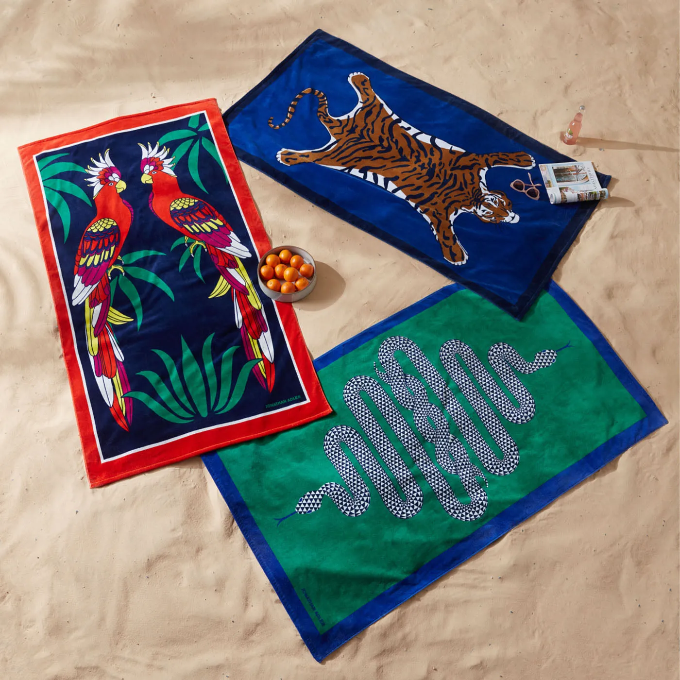 Animal Beach Towel Trio