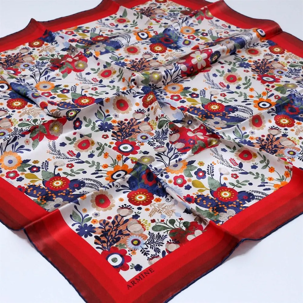 Armine Turkish Silk Scarf Calico