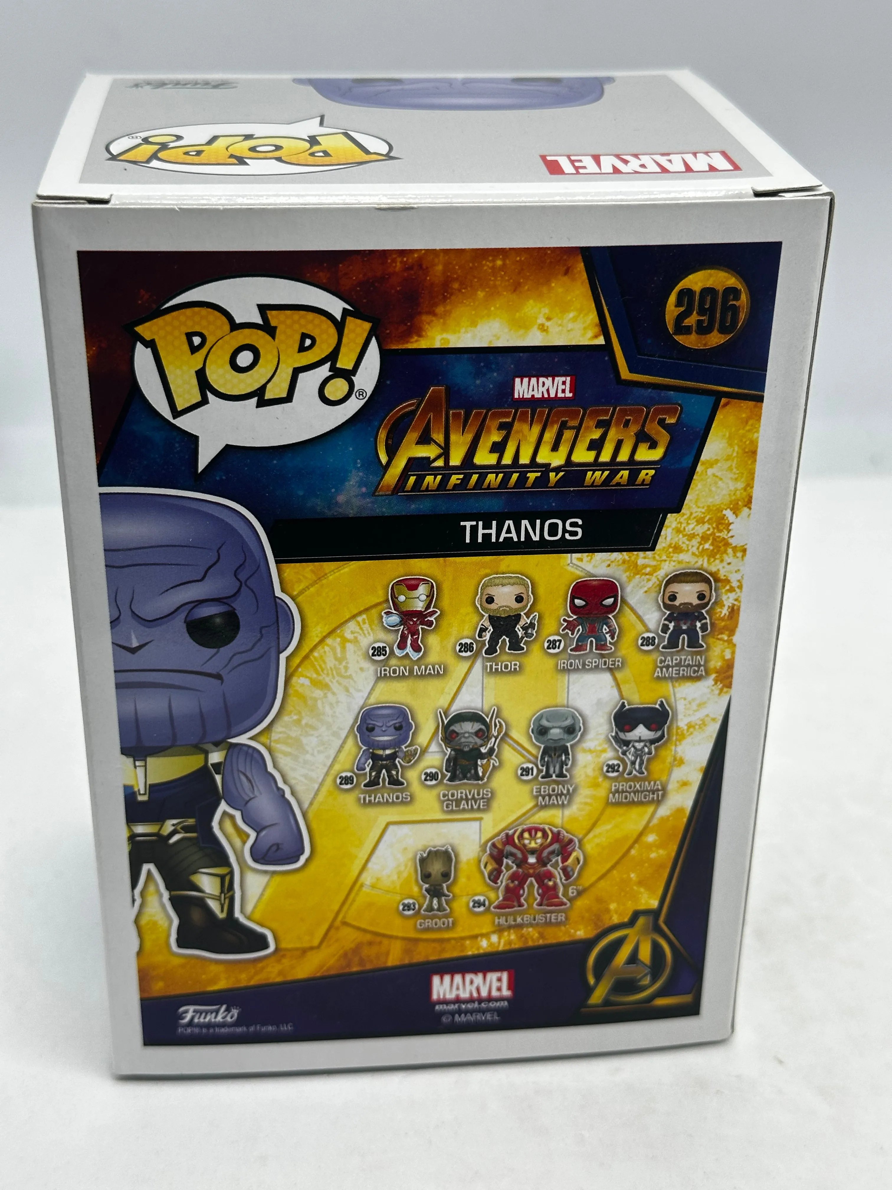 Avengers: Infinity War - Thanos (Action Pose) Walmart Exclusive #296 Pop! Vinyl