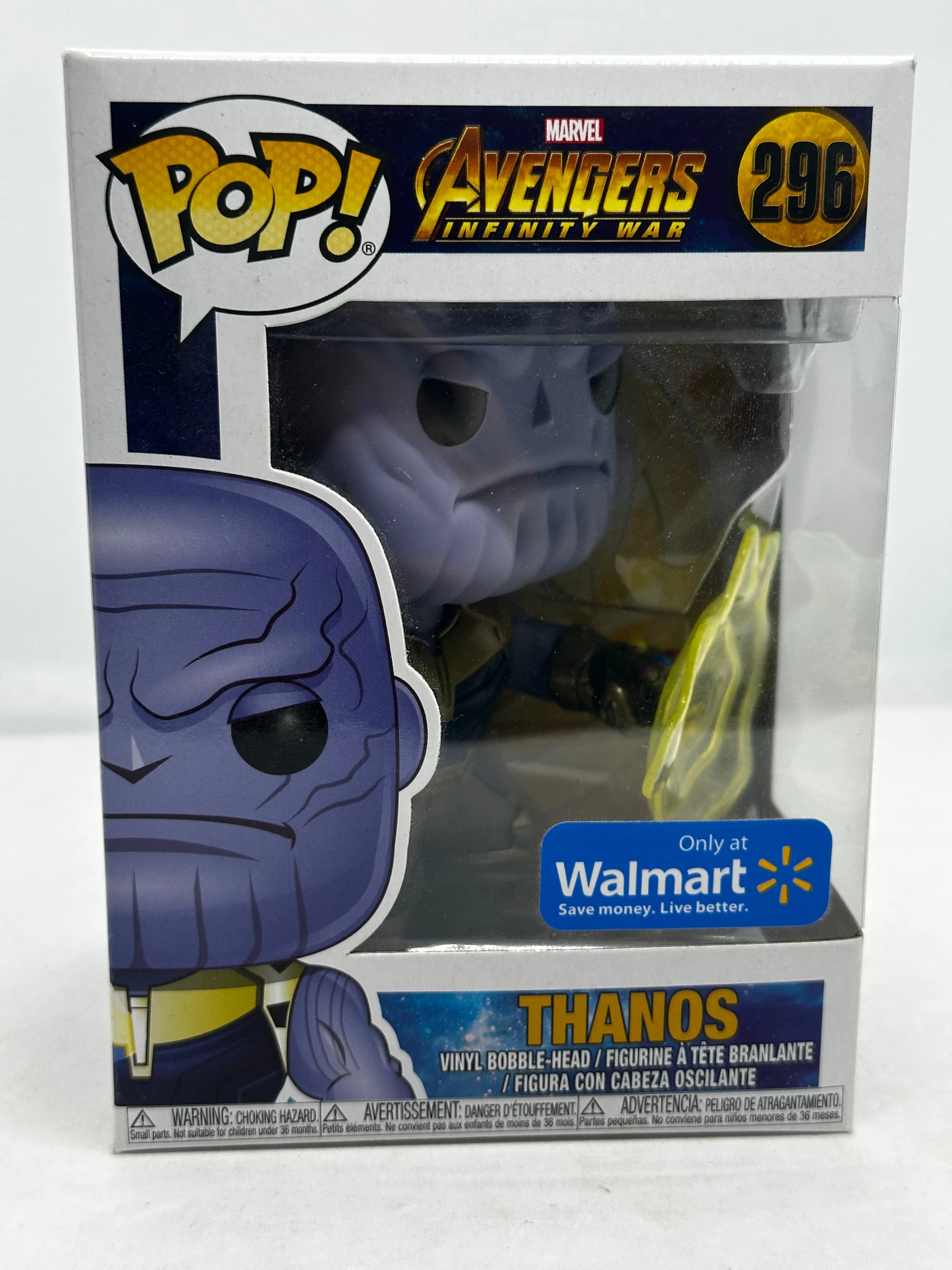 Avengers: Infinity War - Thanos (Action Pose) Walmart Exclusive #296 Pop! Vinyl