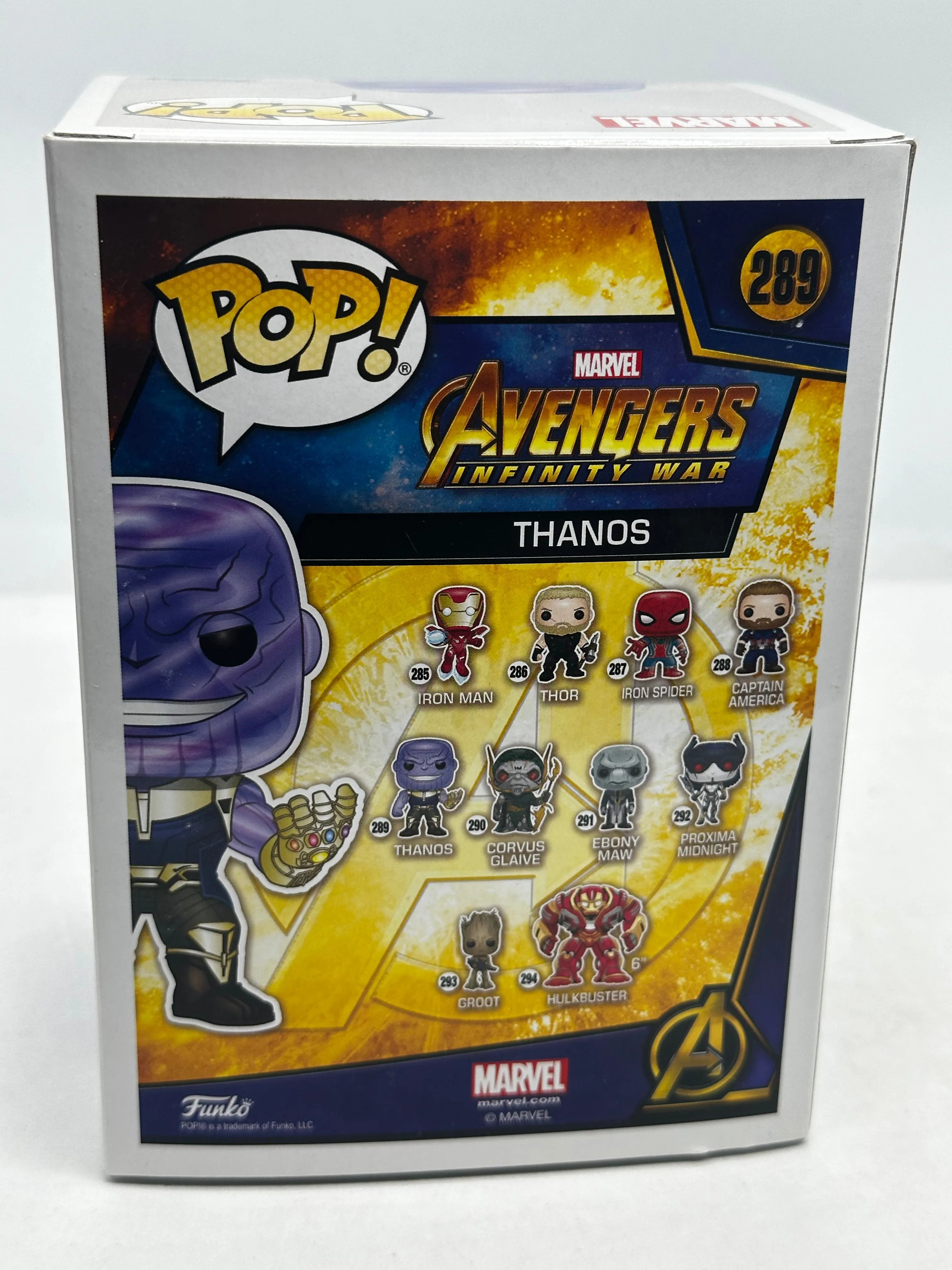 Avengers: Infinity War - Thanos (Metallic) Target Exclusive #289 Pop! Vinyl