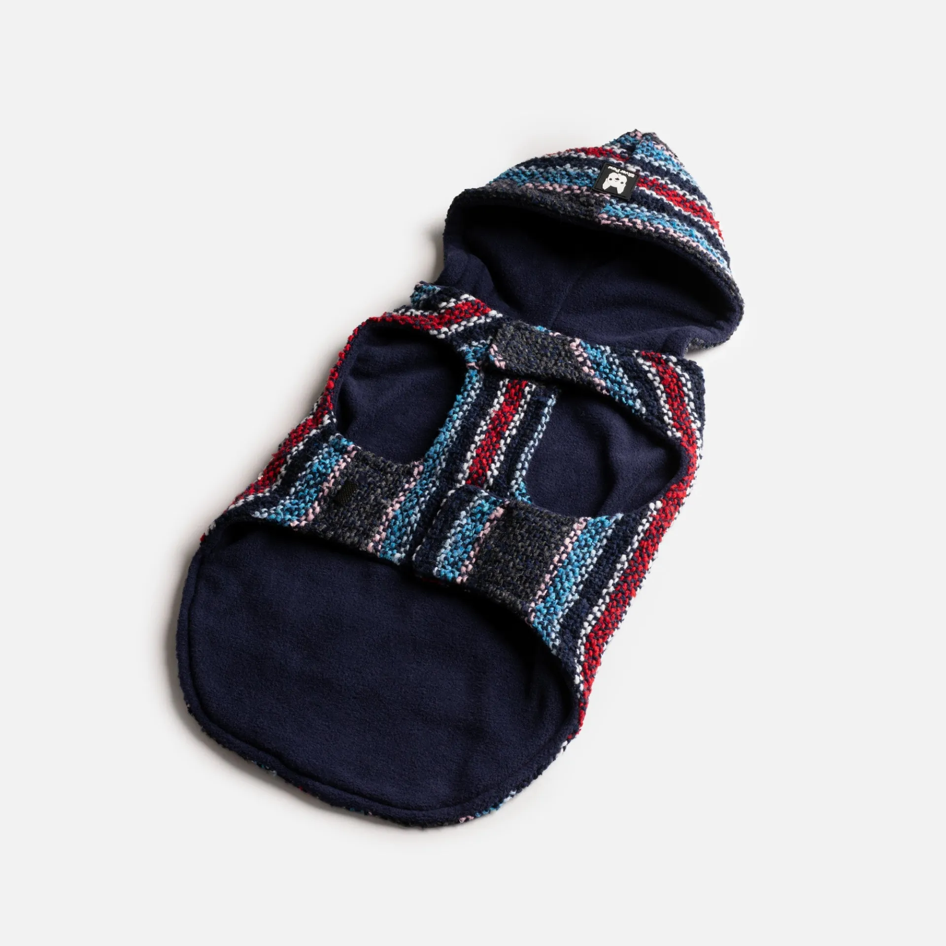 Baja Dog Poncho - Navy | Stylish and Cozy Dog Jacket