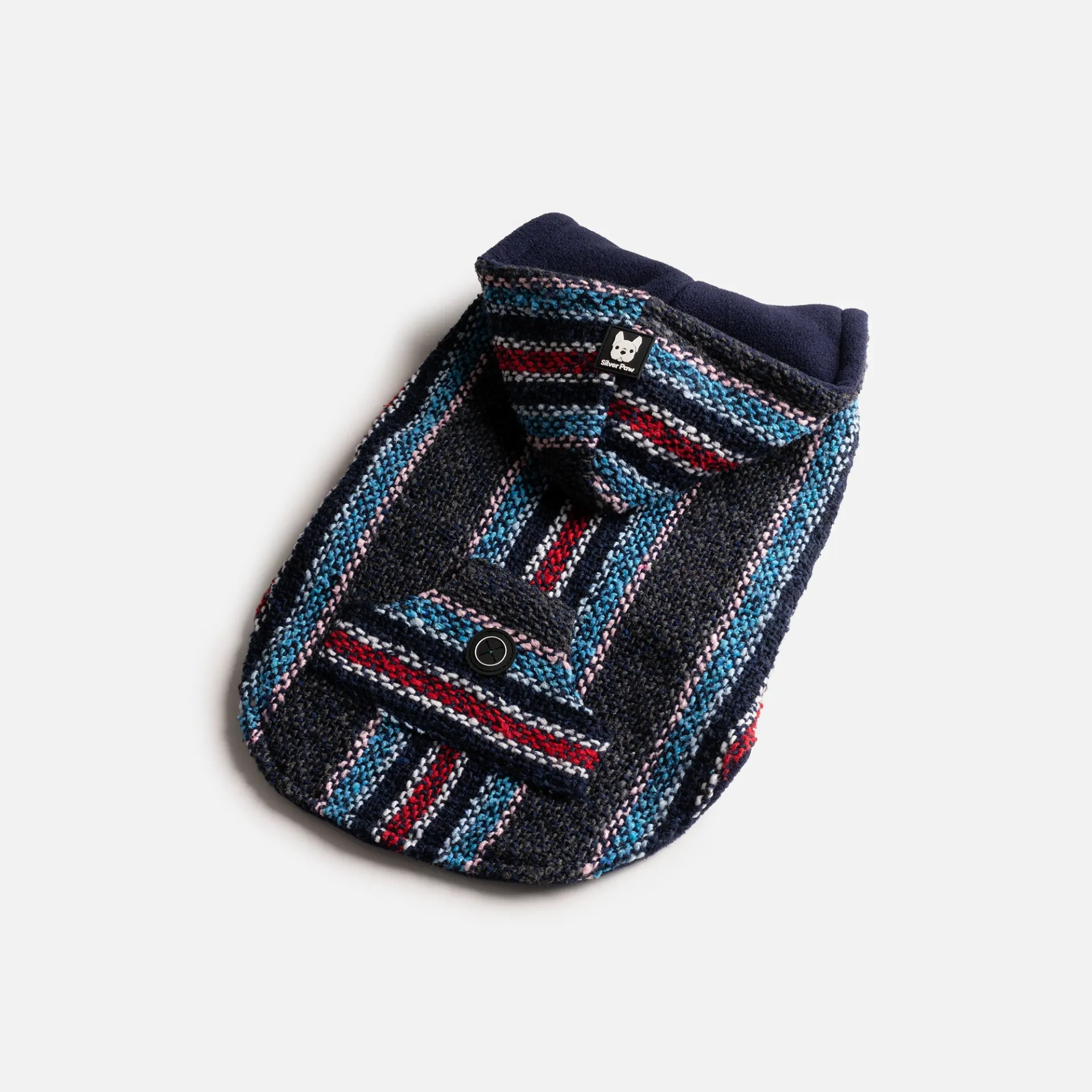 Baja Dog Poncho - Navy | Stylish and Cozy Dog Jacket