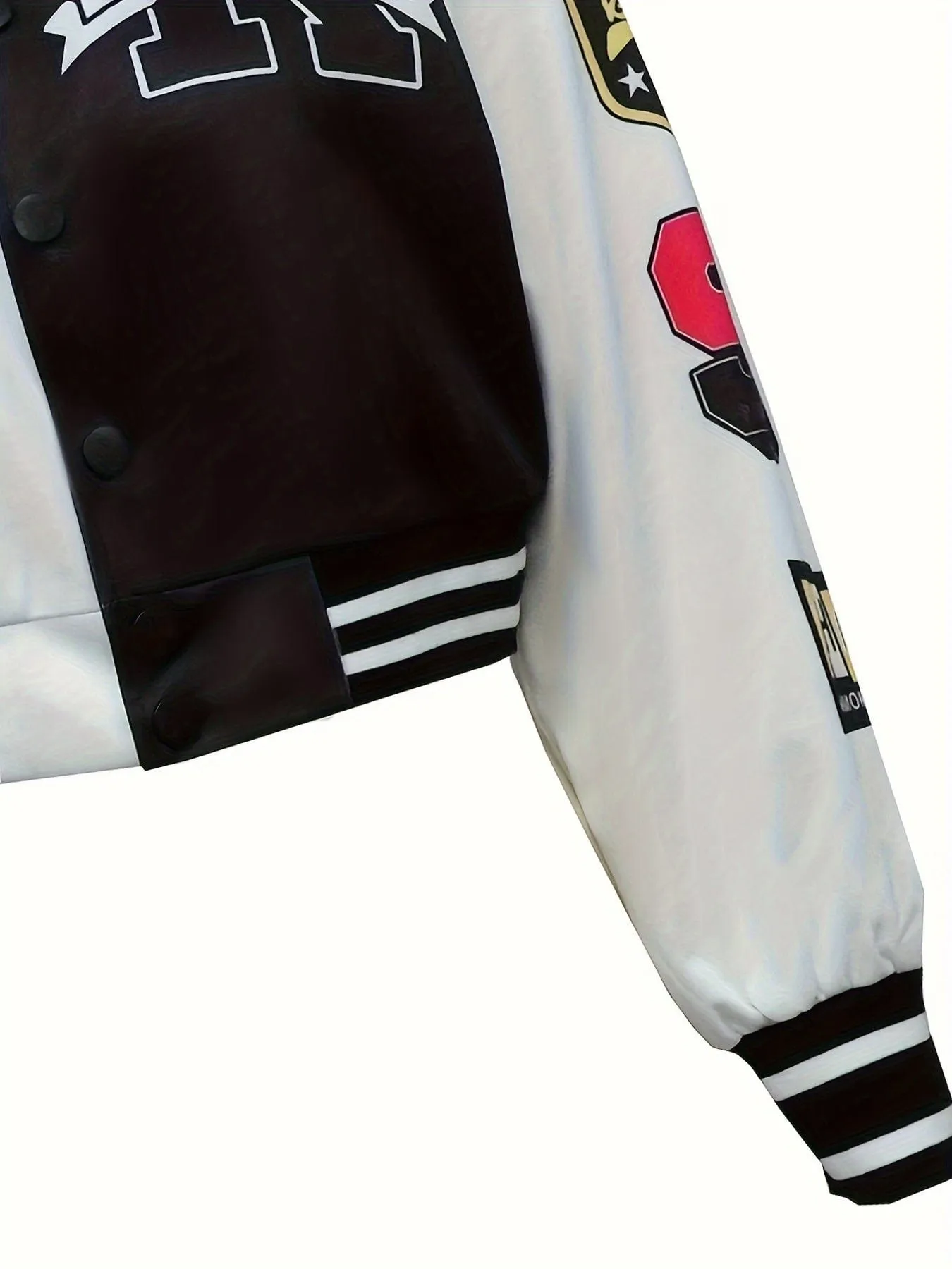 Black and White Varsity Jacket