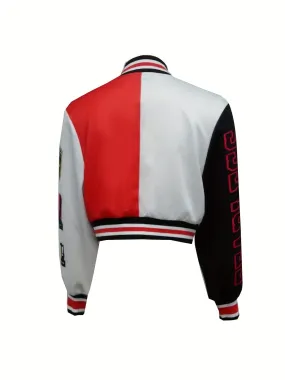 Black and White Varsity Jacket