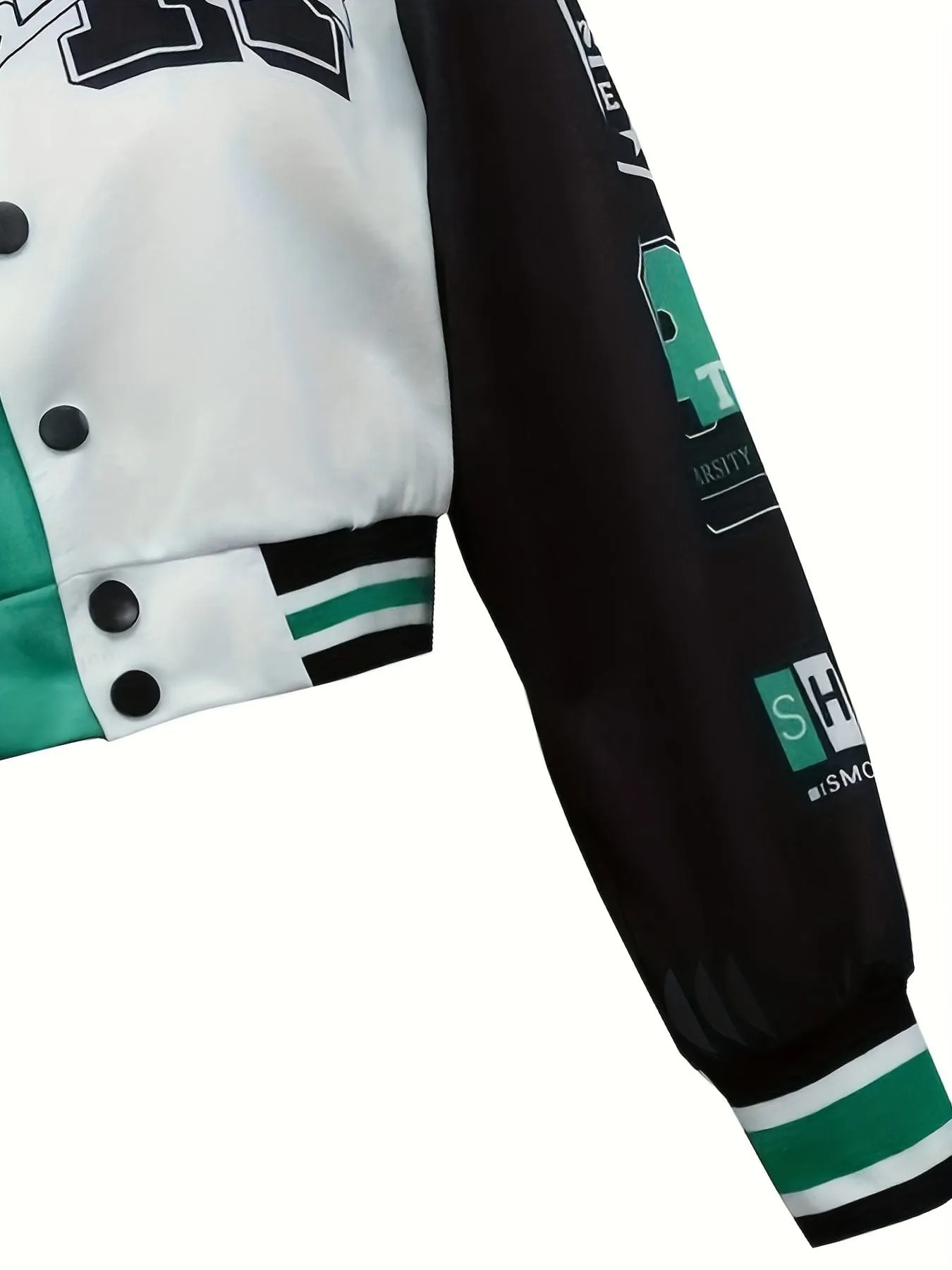 Black and White Varsity Jacket