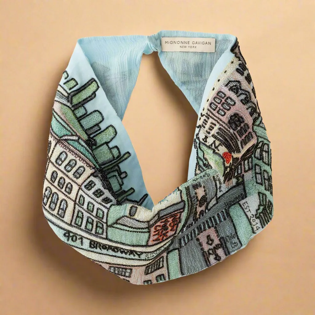 Broadway Scarf Necklace by Mignonne Gavigan