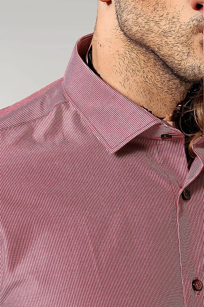 Burgundy Men's Shirt | Wessi