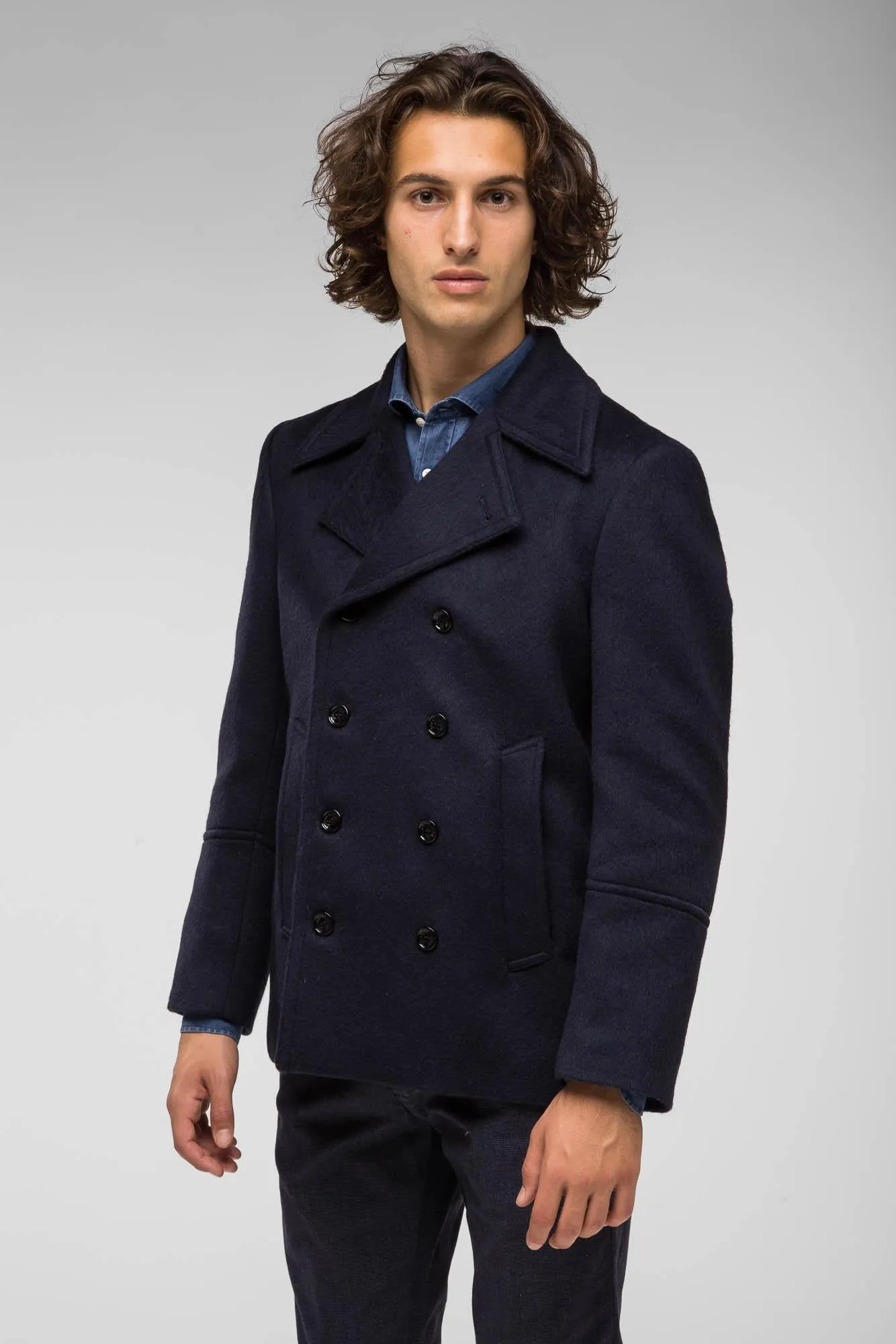 CAPPOTTO DOPPIOPETTO BLU