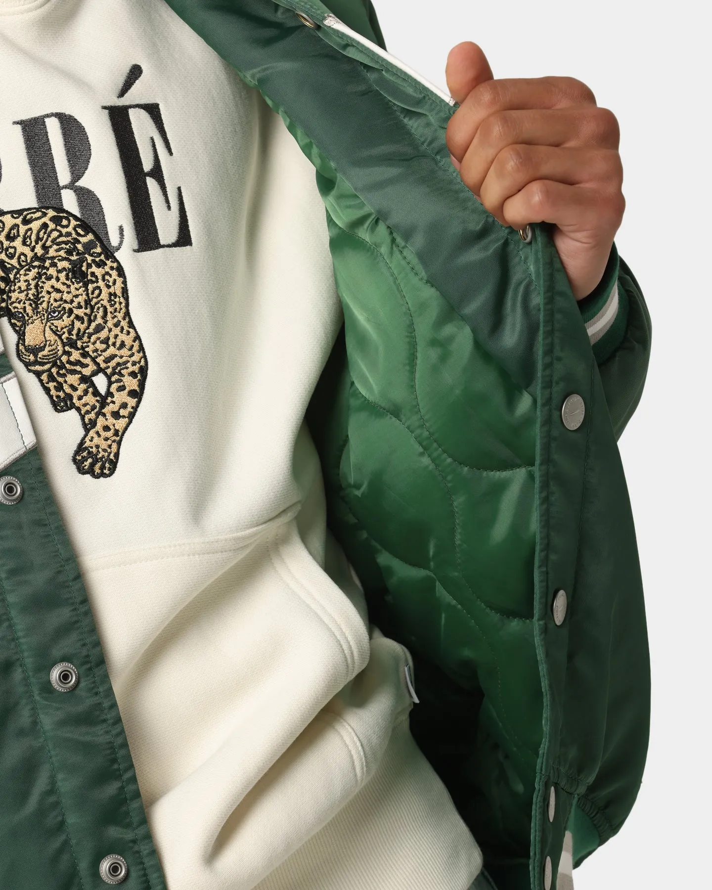 Carré PDB Varsity Jacket Green