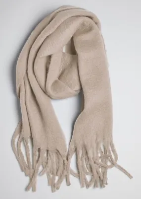 Chic Solid Scarf- Taupe