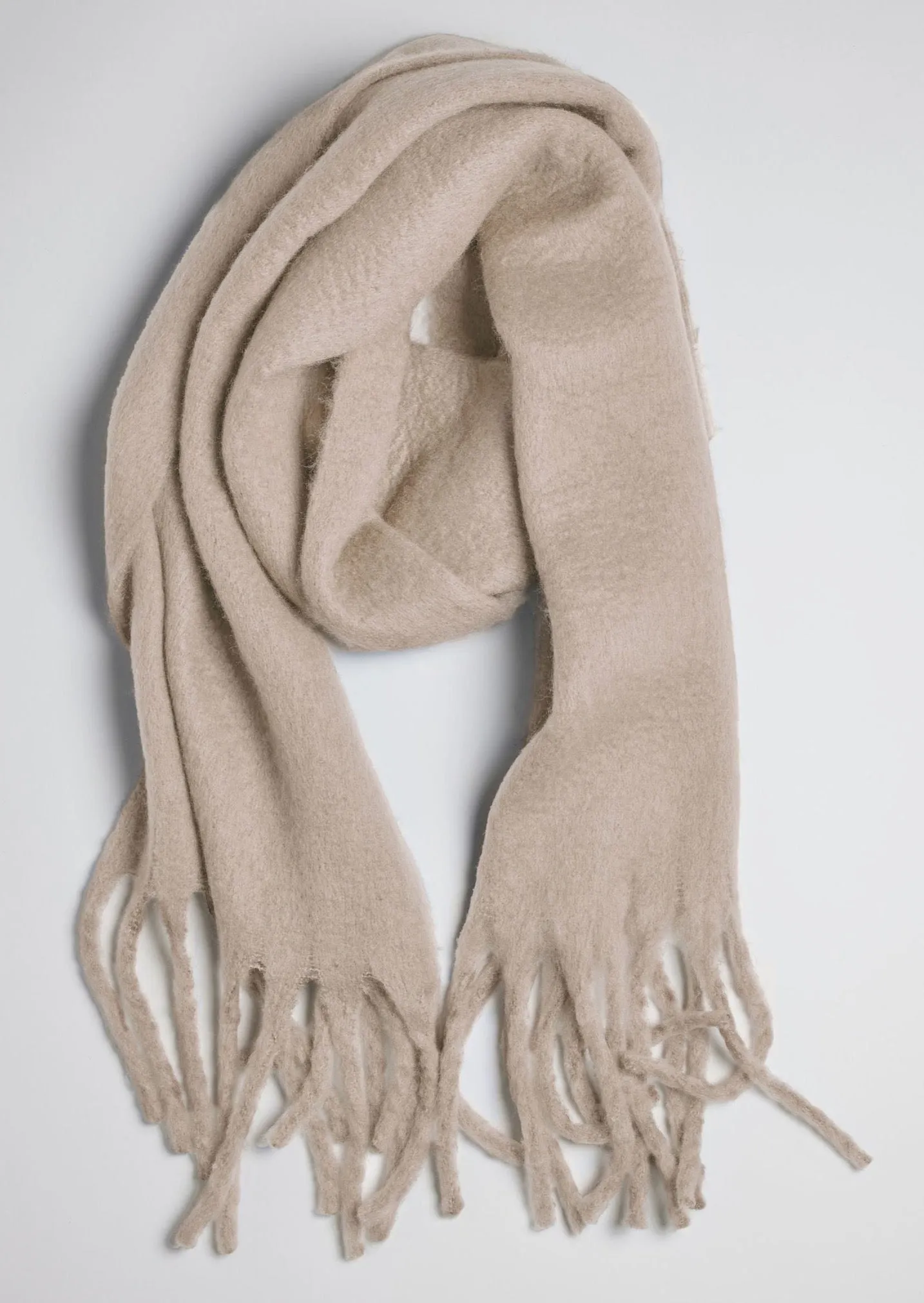 Chic Solid Scarf- Taupe