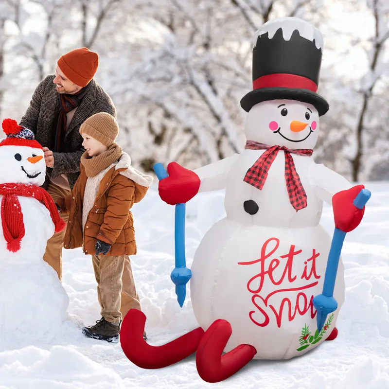 Christmas Decoration with LED Lights and Built-In Sandbag