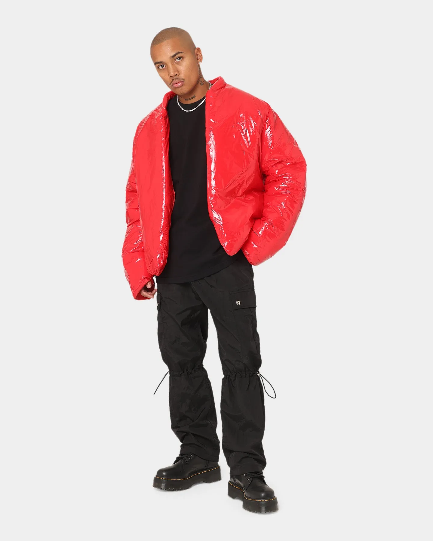 Club Paradise  Paxton Puffer Jacket Red