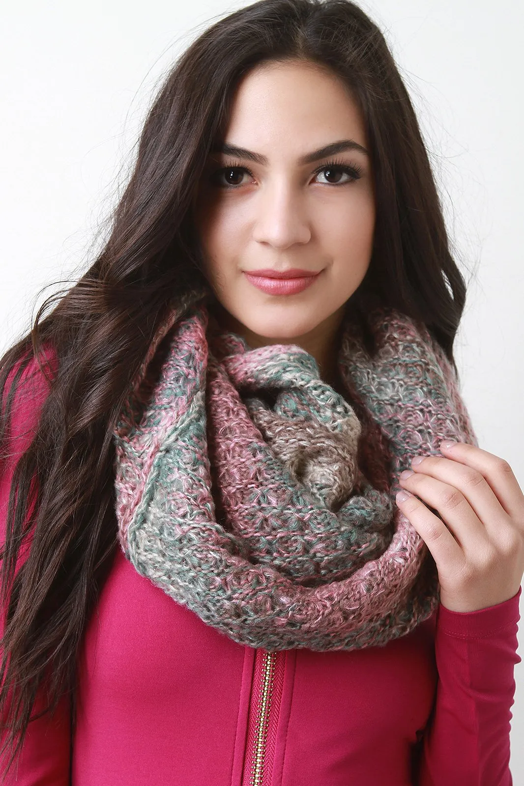 Condo Knit Fluff Infinity Scarf