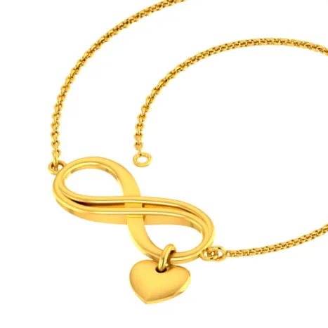 Dainty 14k Gold Infinity Loop Bracelet from Online Exclusive