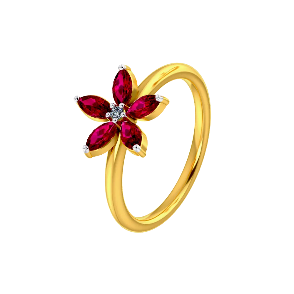 Diamond Gold Ring For Women For A Self-gift Of A Kind