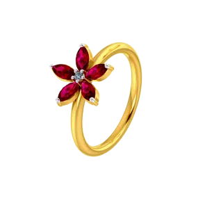 Diamond Gold Ring For Women For A Self-gift Of A Kind