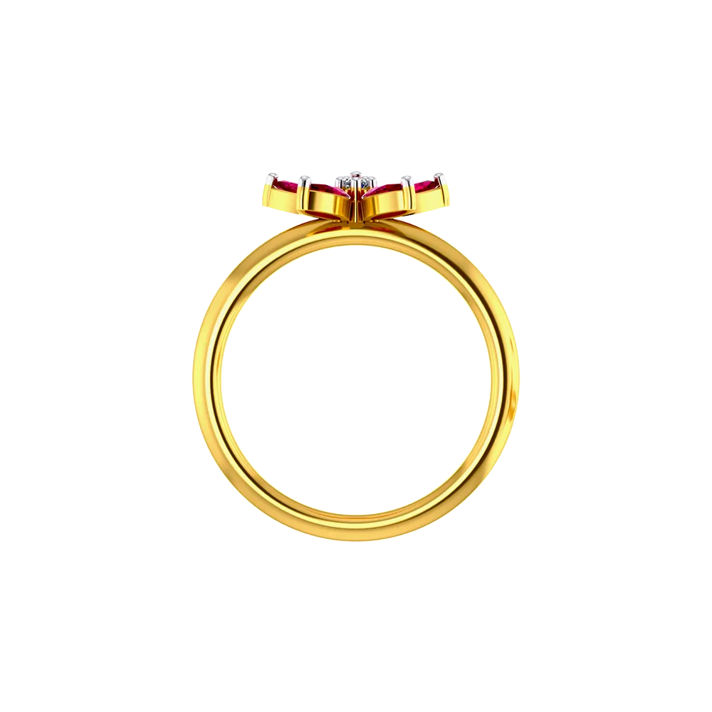 Diamond Gold Ring For Women For A Self-gift Of A Kind