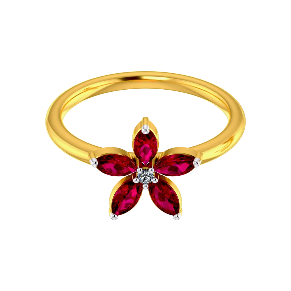 Diamond Gold Ring For Women For A Self-gift Of A Kind