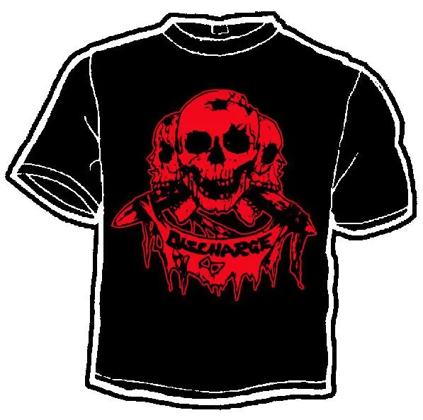 DISCHARGE SKULLS shirt