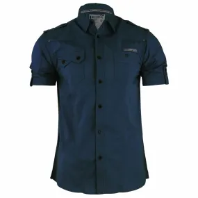 Dissident Cygnus shirt in navy