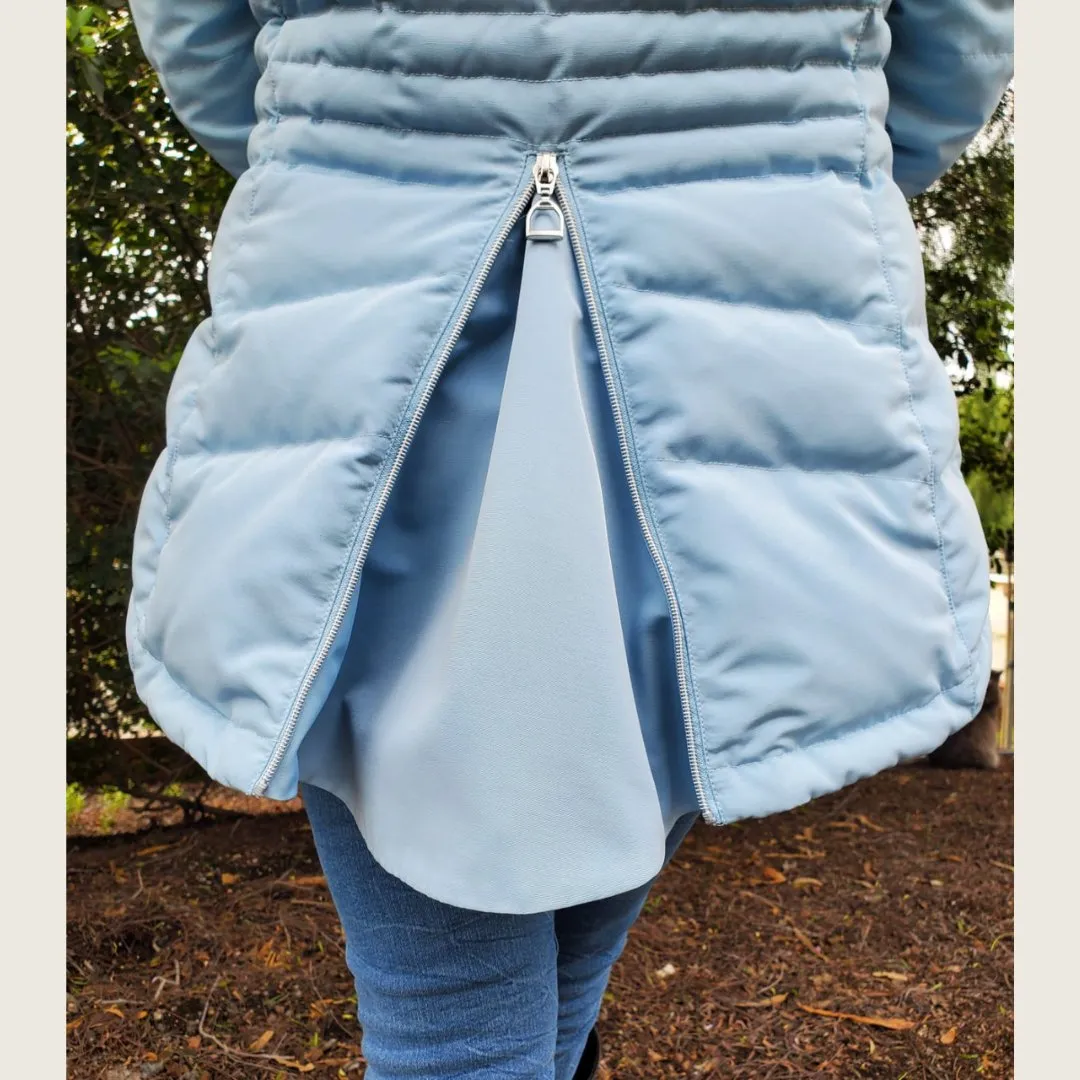 Dressage Queen Dream - Ice Blue Duck Down Riding Jacket