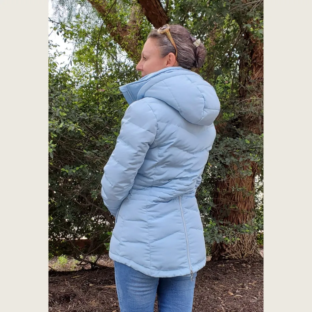 Dressage Queen Dream - Ice Blue Duck Down Riding Jacket