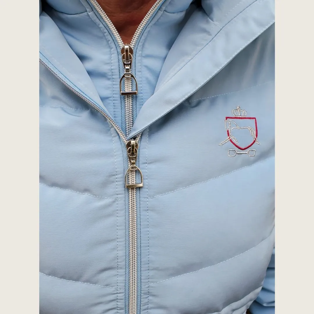 Dressage Queen Dream - Ice Blue Duck Down Riding Jacket