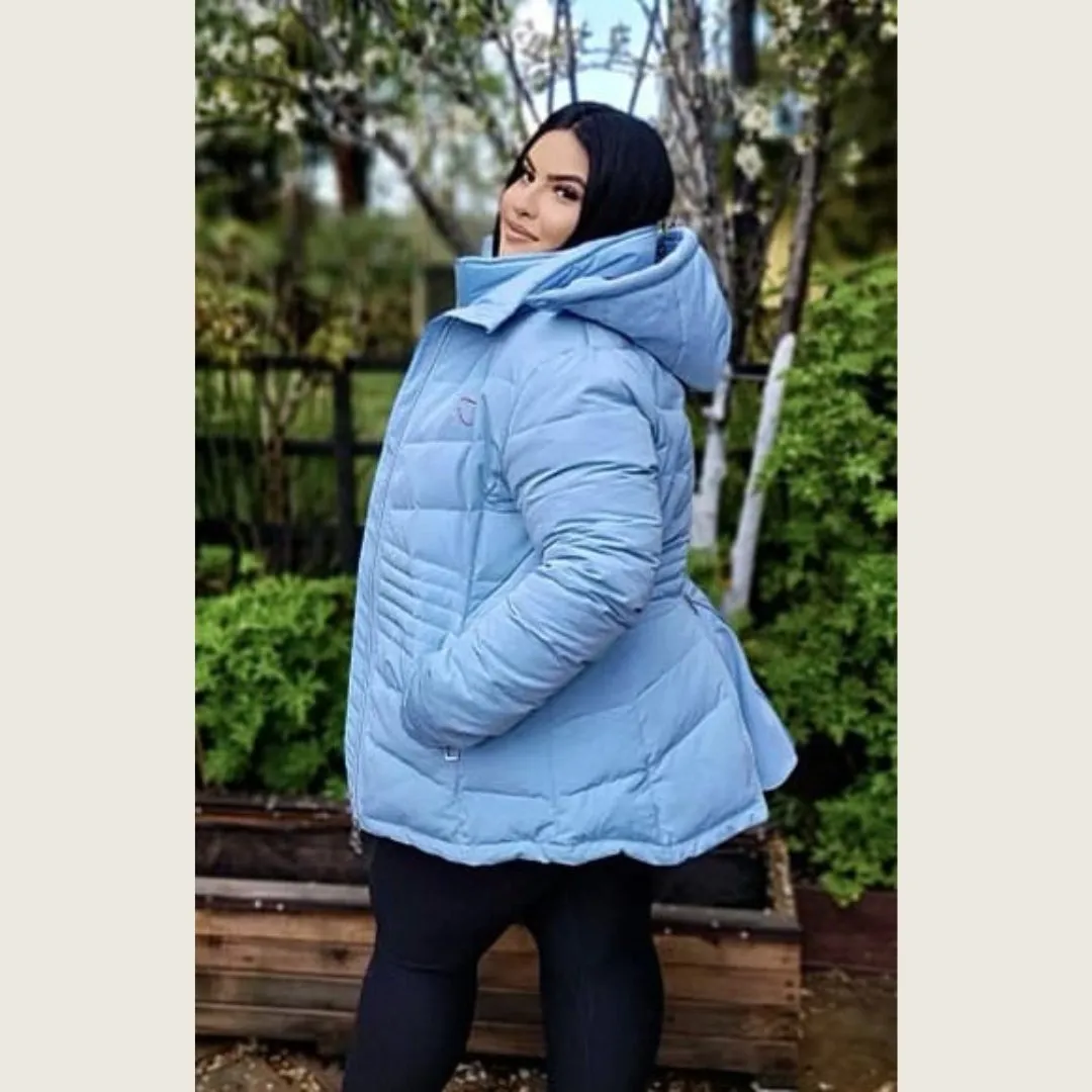 Dressage Queen Dream - Ice Blue Duck Down Riding Jacket