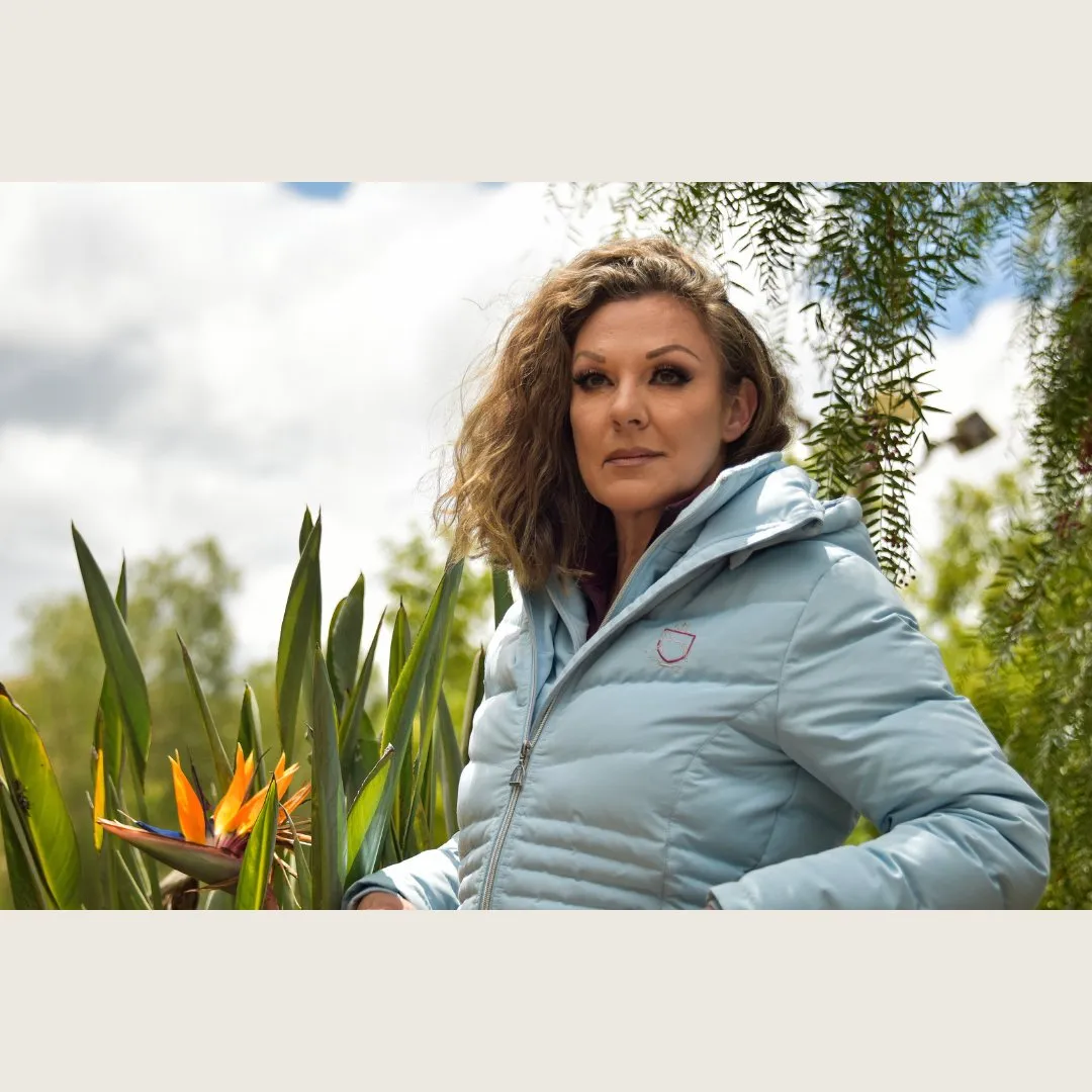 Dressage Queen Dream - Ice Blue Duck Down Riding Jacket