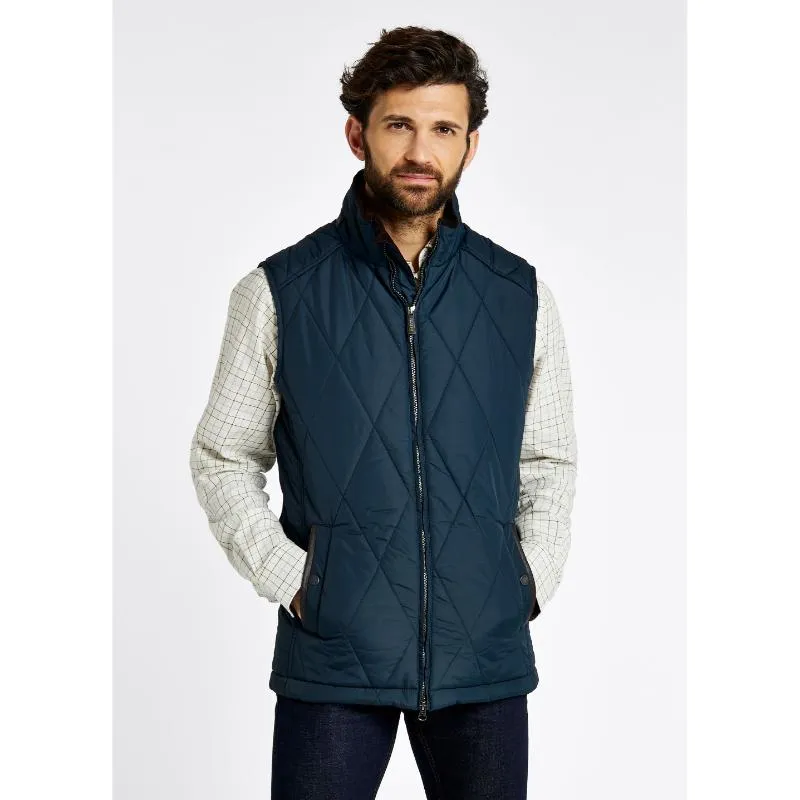 Dubarry Colamber Mens Quilted Gilet - Navy