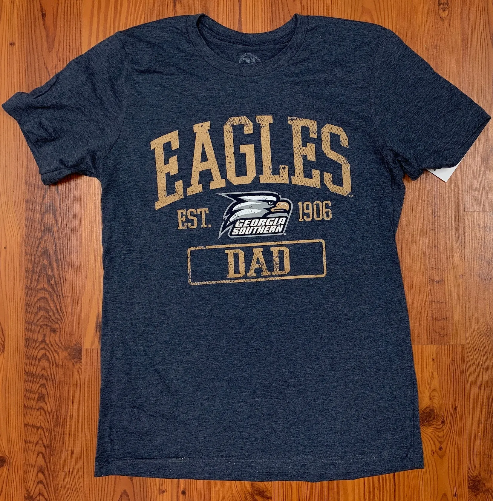 Eagles DAD - Supersoft Heather Navy Tee