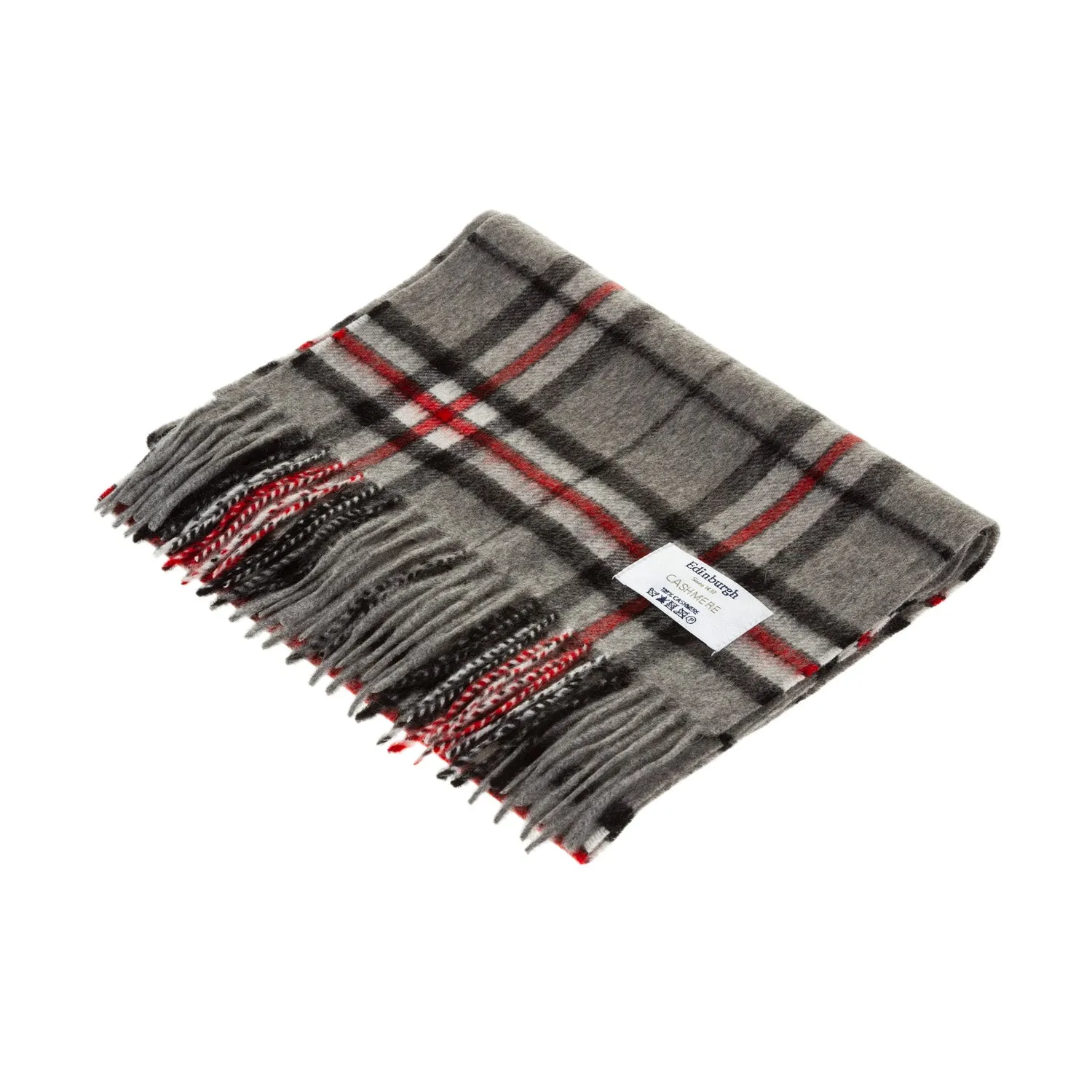 Edinburgh Cashmere Scarf  Thomson Grey