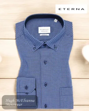 ETERNA MODERN Fit Vichy Check Shirt - 8913 09 X146