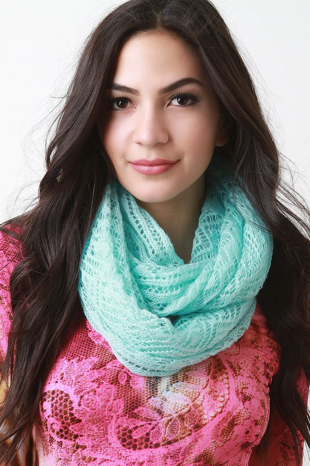 Ethereal Fine Knit Fabrication Scarf