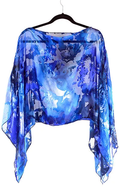 Garden Path Poncho - Blue Star - SOLD OUT!